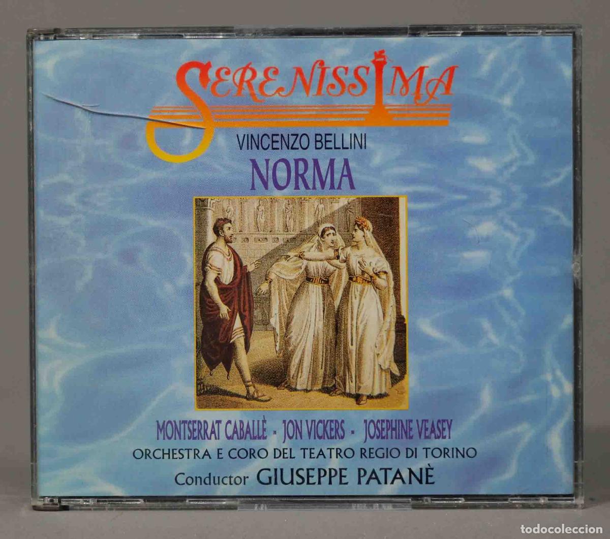 CDs de m&uacute;sica: 2 CD. NORMA. BELLINI. PATANE. 1974 - Foto 1