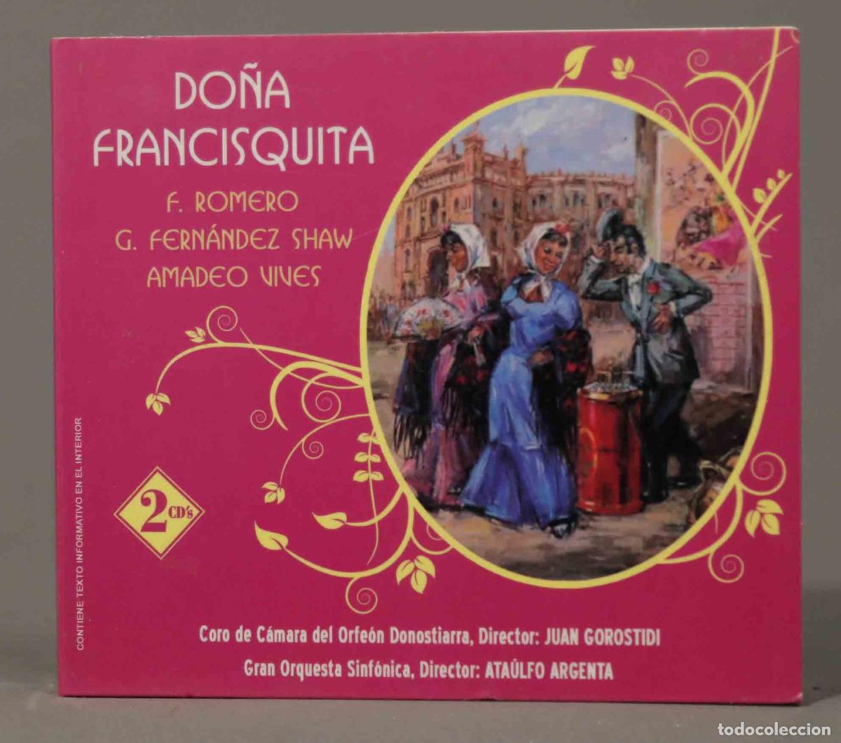 CDs de m&uacute;sica: CD. DO&Ntilde;A FRANCISQUITA. ARGENTA - Foto 1