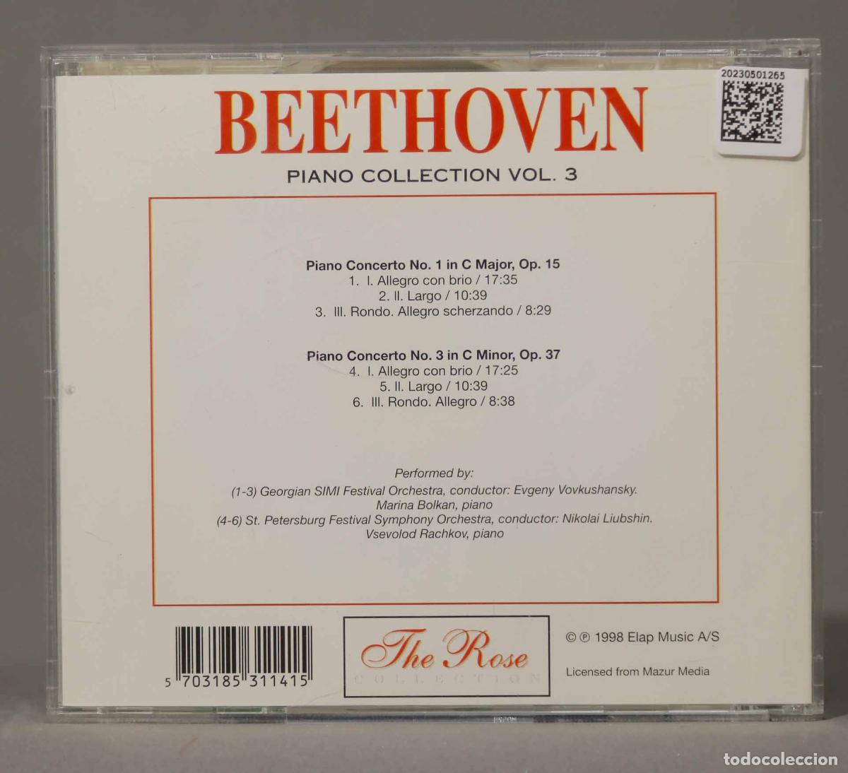 CDs de m&uacute;sica: CD. Beethoven &ndash; Piano Collection Vol. 3 - Foto 2