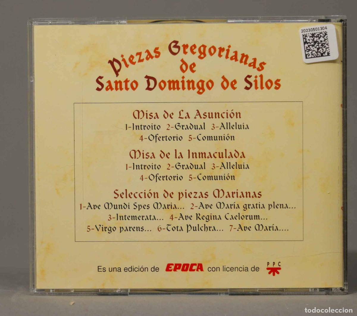 CDs de m&uacute;sica: CD. PIEZAS GREGORIANAS DE SANTO DOMINGO DE SILOS - Foto 2