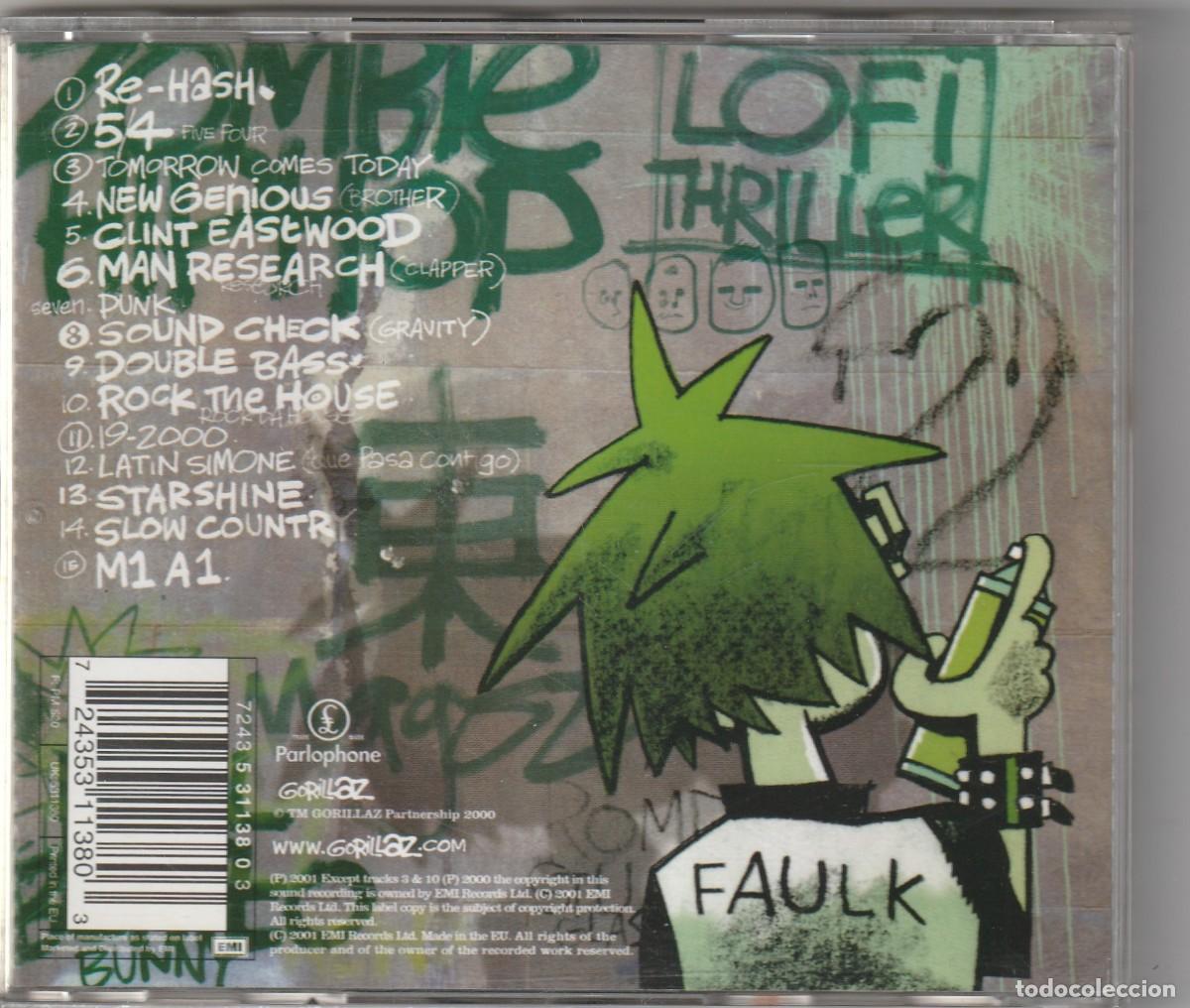 CDs de m&uacute;sica: GORILLAZ - GORILLAZ (CD PARLOPHONE 2001) - Foto 2