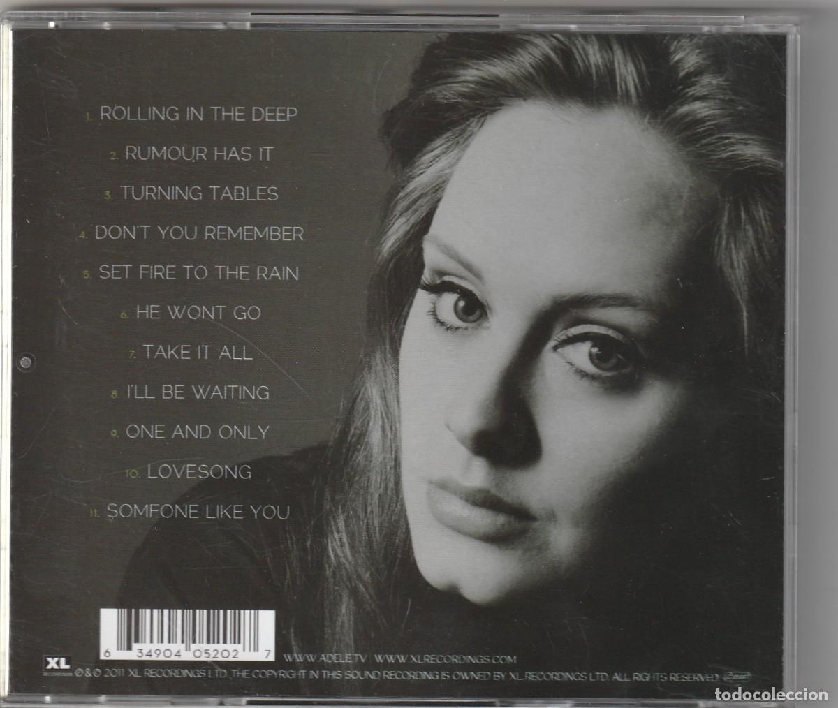 CDs de m&uacute;sica: ADELE - ADELE 21 (CD XL 2011) - Foto 2
