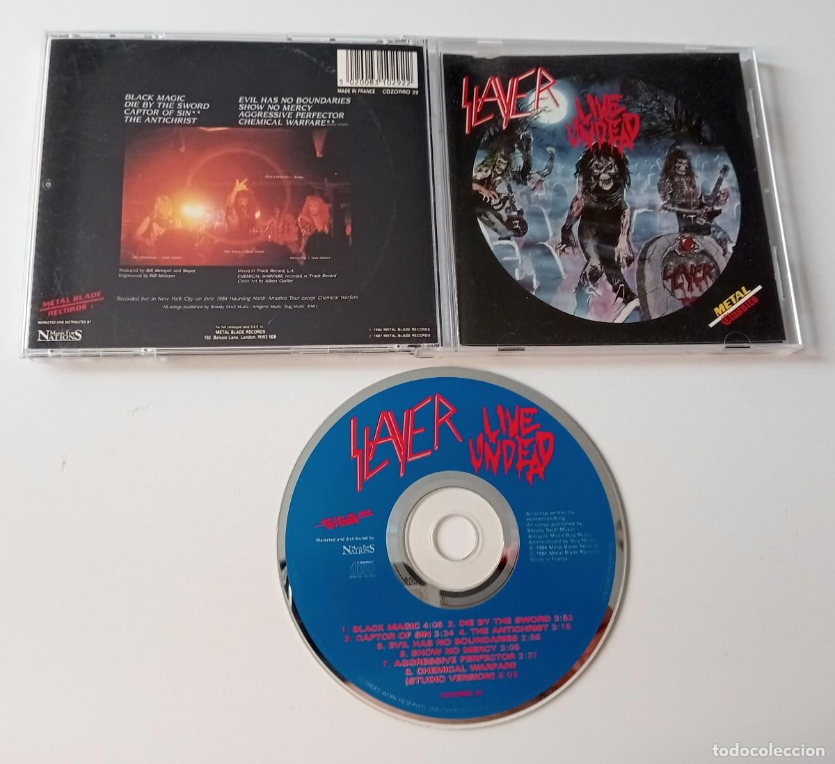 CDs de m&uacute;sica: CD SLAYER - LIVE UNDEAD - Foto 2