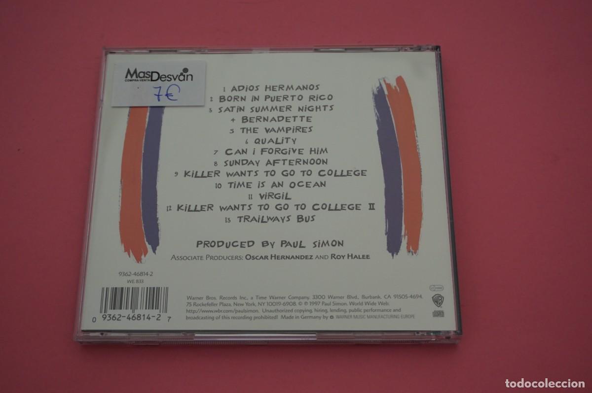 CDs de m&uacute;sica: CD/ PAUL SIMON - SONGS FROM THE CAPEMAN - Foto 3