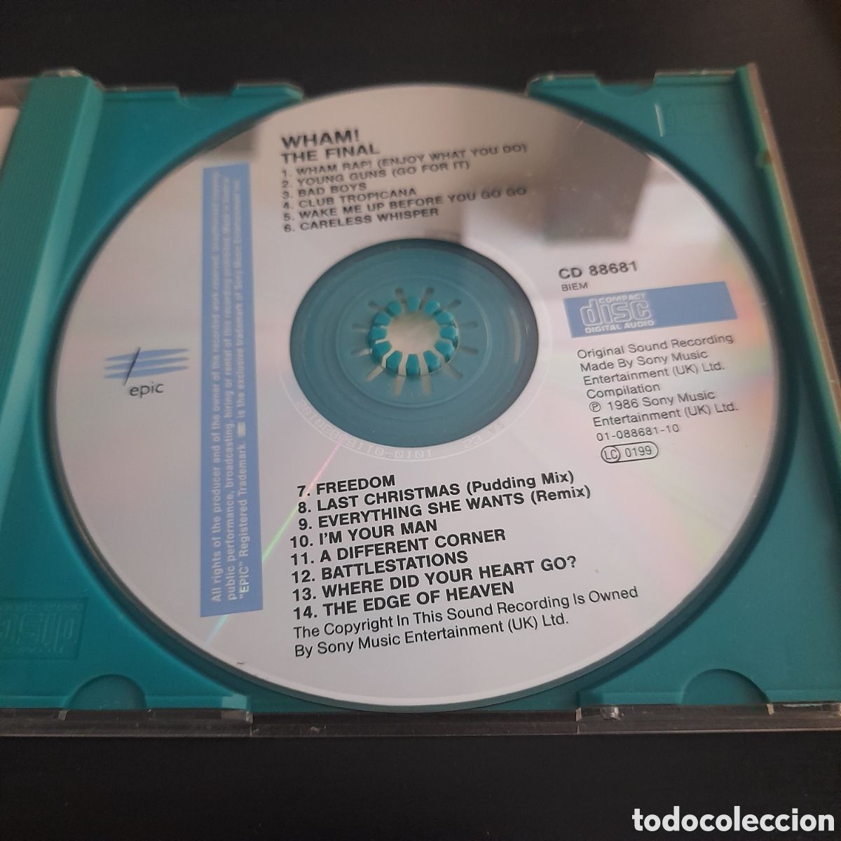 CDs de m&uacute;sica: Wham! &ndash; The Final. CD, Compilation, Repress UK - Foto 2