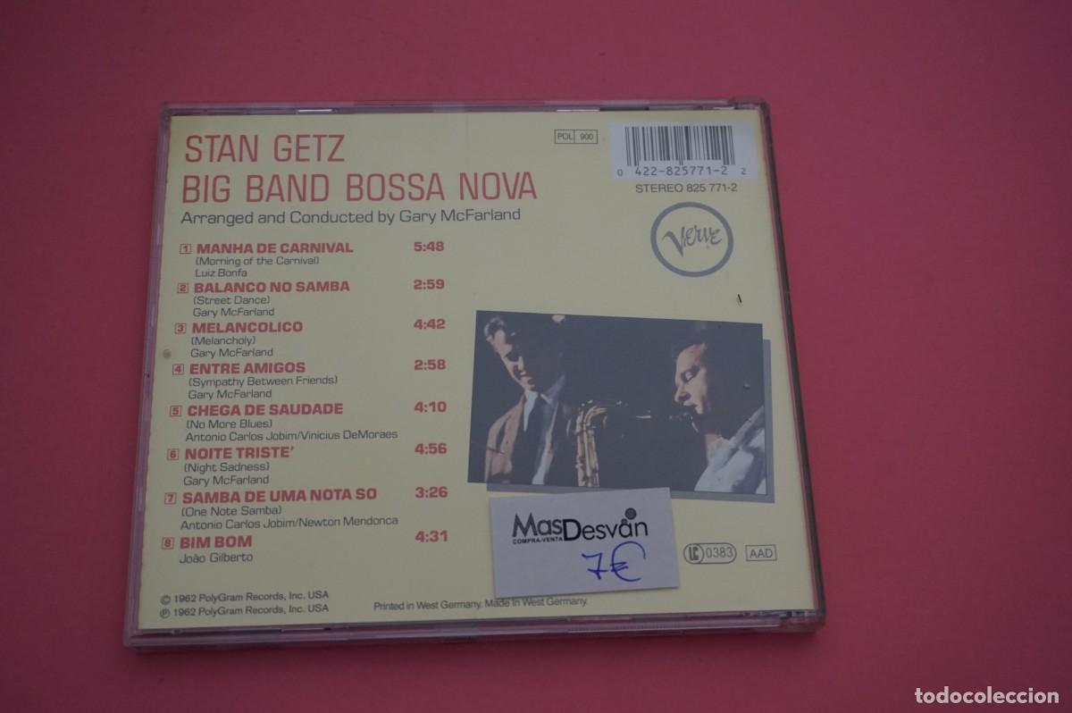 CDs de m&uacute;sica: CD/ STAN GETZ - BIG BAND BOSSA NOVA - Foto 3