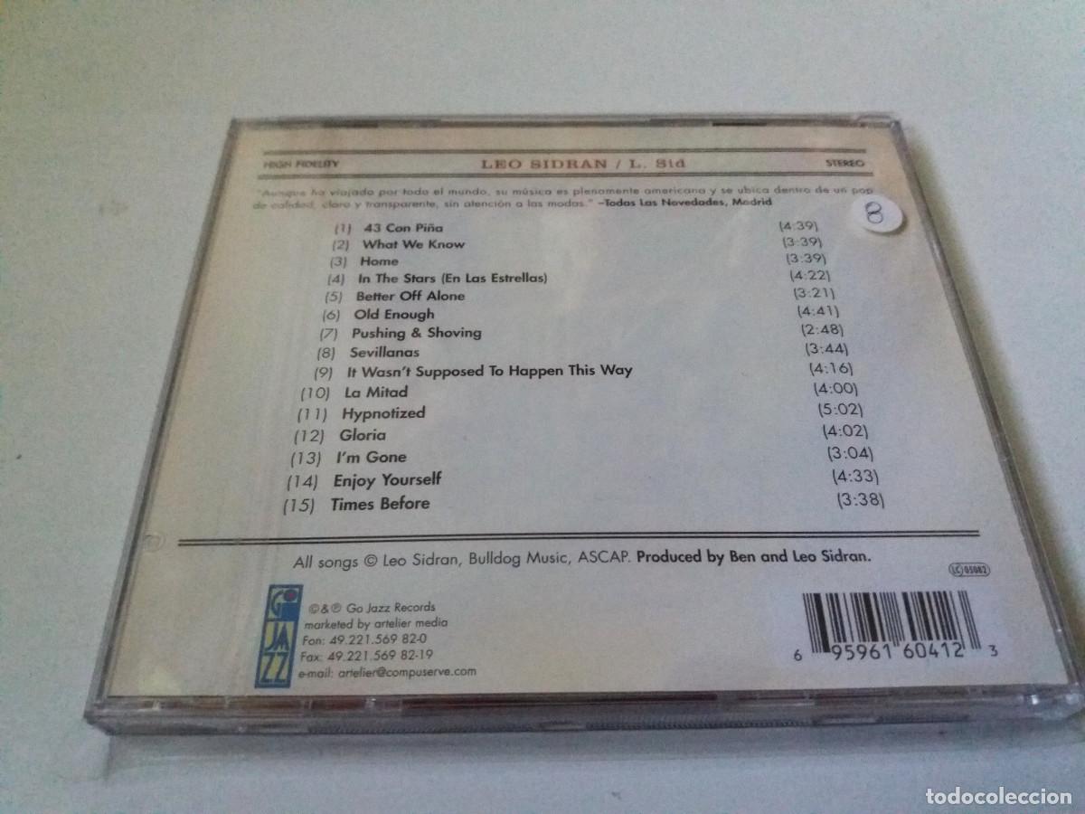 CDs de m&uacute;sica: LEO SIDRAN &rdquo;L. SID&rdquo; CD 15 TRACK COMO NUEVO - Foto 2