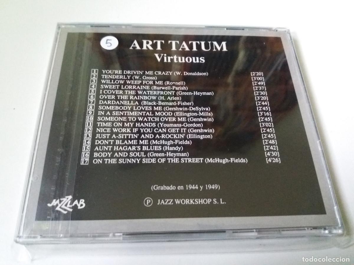 CDs de m&uacute;sica: ART TATUM &rdquo;VIRTOUS&rdquo; CD 17 TRACKS COMO NUEVO - Foto 2