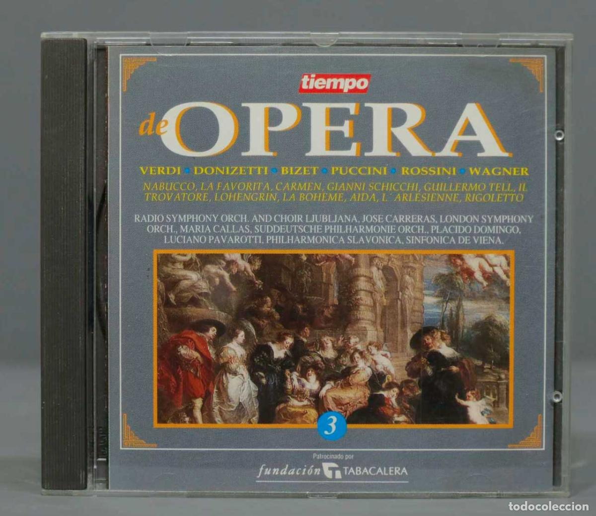CDs de m&uacute;sica: CD. TIEMPO DE OPERA. 3 - Foto 1