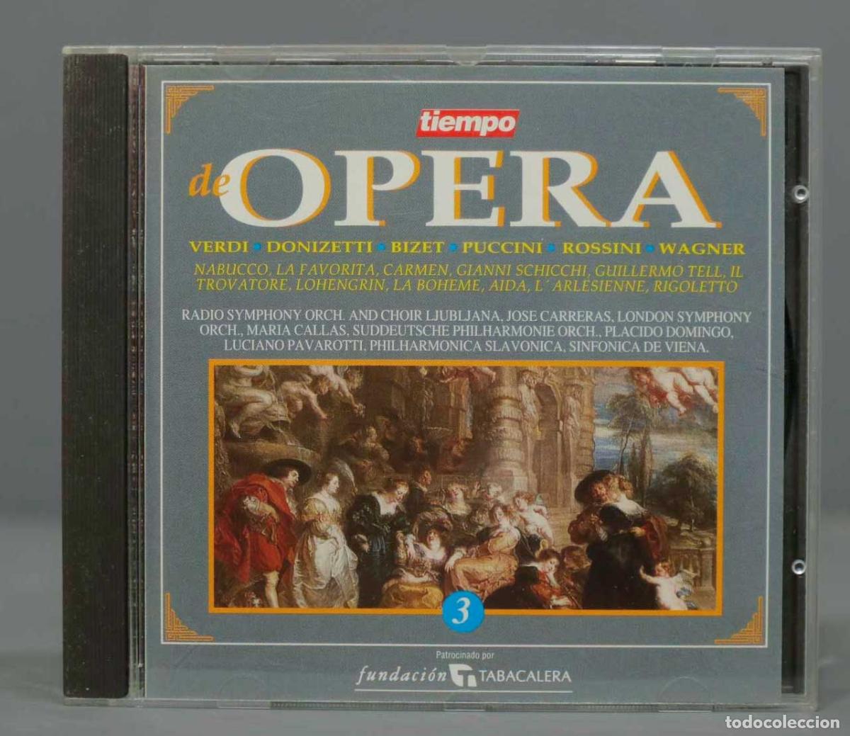 CDs de m&uacute;sica: CD. TIEMPO DE OPERA. 3 - Foto 1