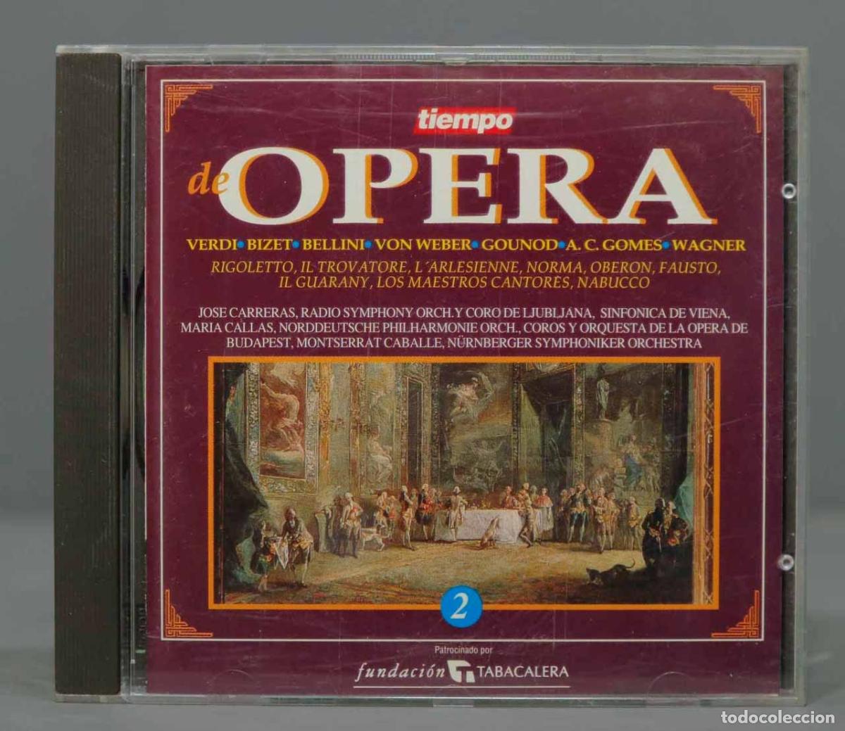 CDs de m&uacute;sica: CD. TIEMPO DE OPERA. 2 - Foto 1