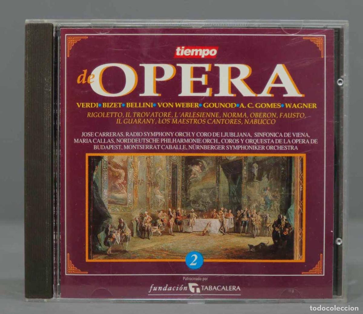 CDs de m&uacute;sica: CD. TIEMPO DE OPERA. 2 - Foto 1