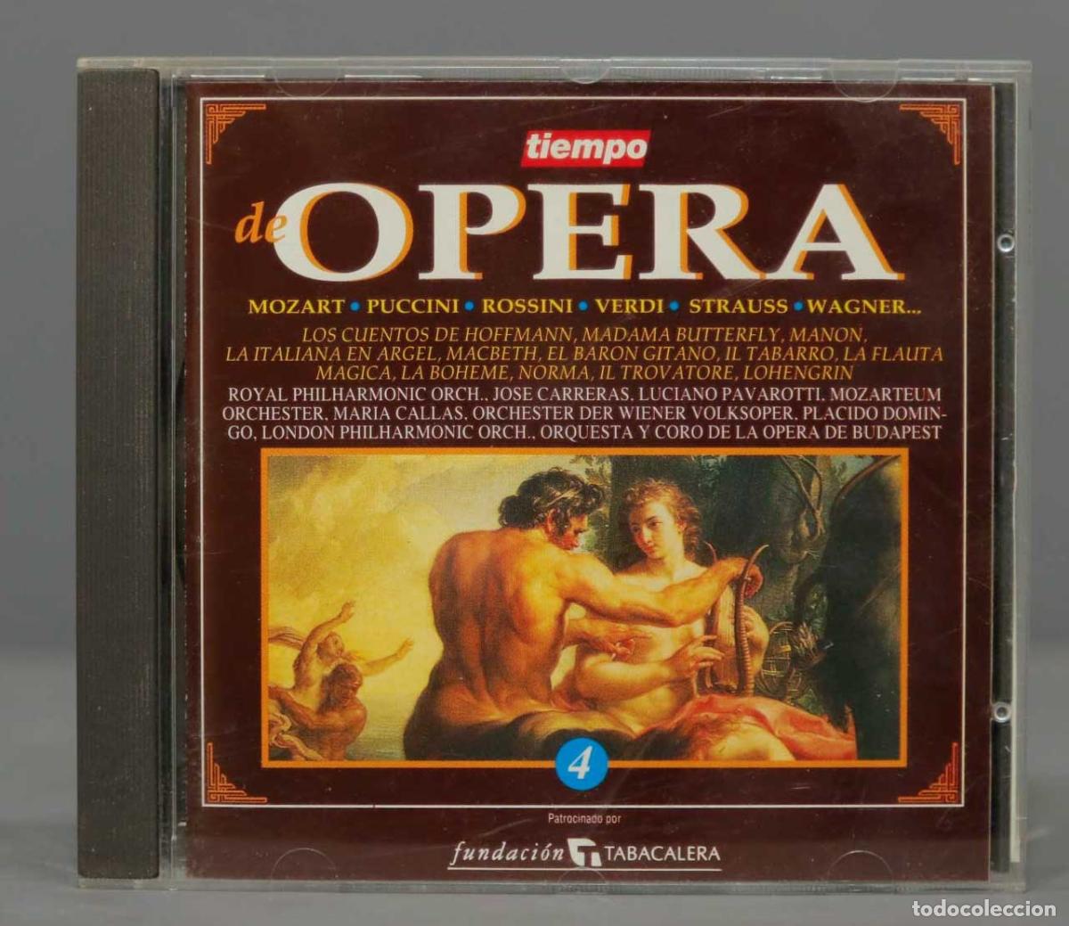 CDs de m&uacute;sica: CD. TIEMPO DE OPERA. 4 - Foto 1