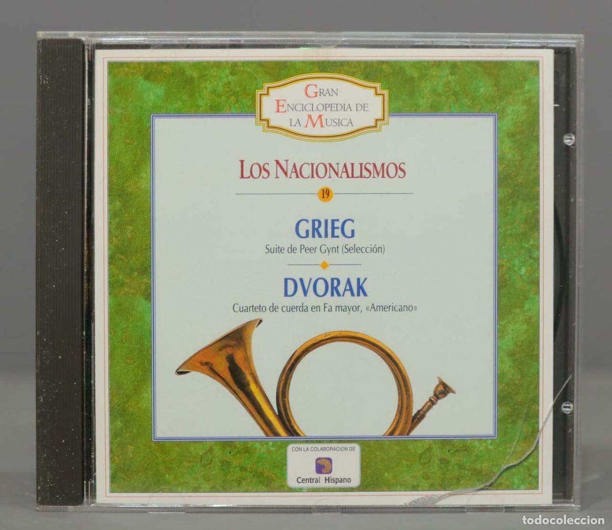 CDs de m&uacute;sica: CD. LOS NACIONALISMOS. 19. GRIEG. DVORAK - Foto 1