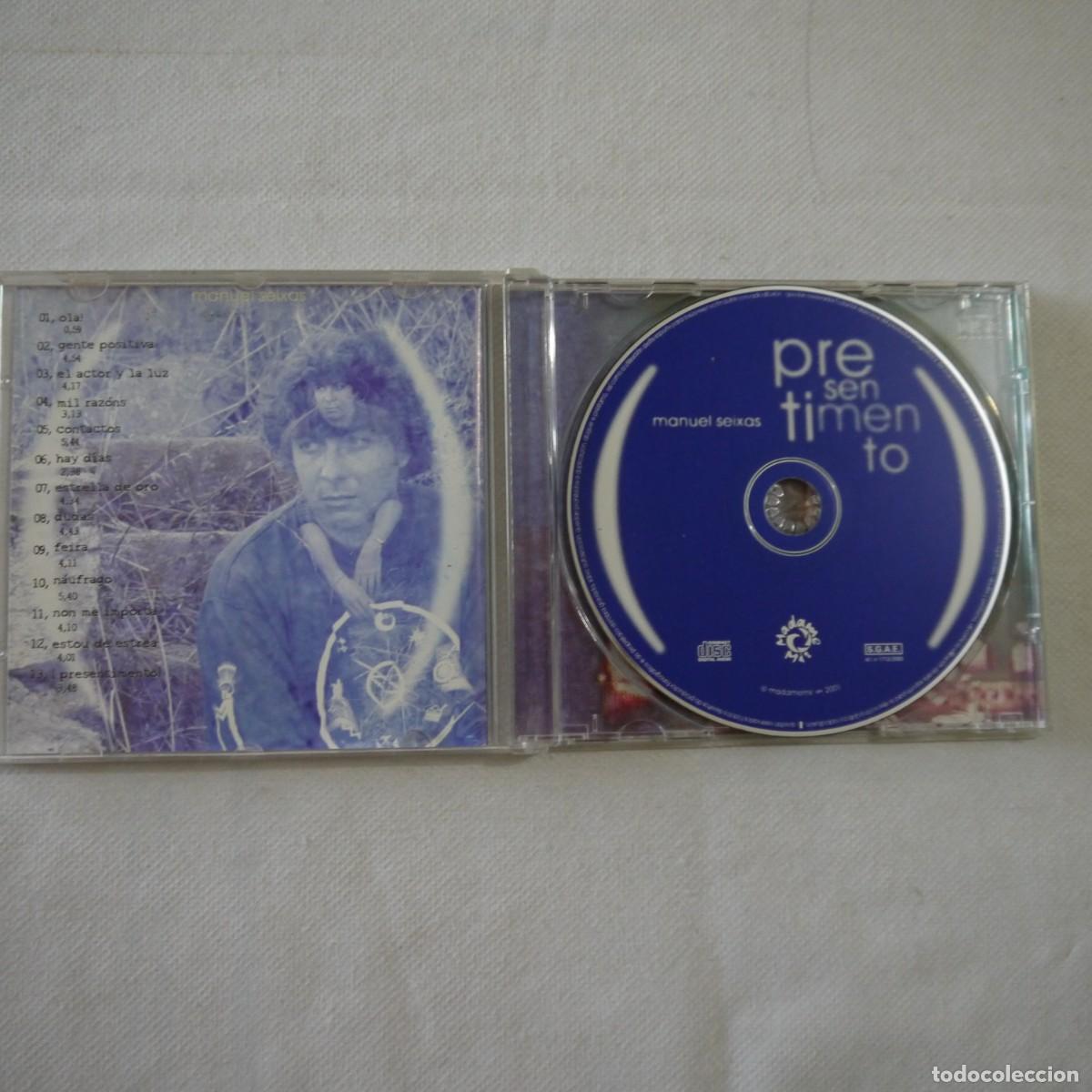 CDs de m&uacute;sica: MANUEL SEIXAS - PRESENTIMENTO - CD 2001 - Foto 2