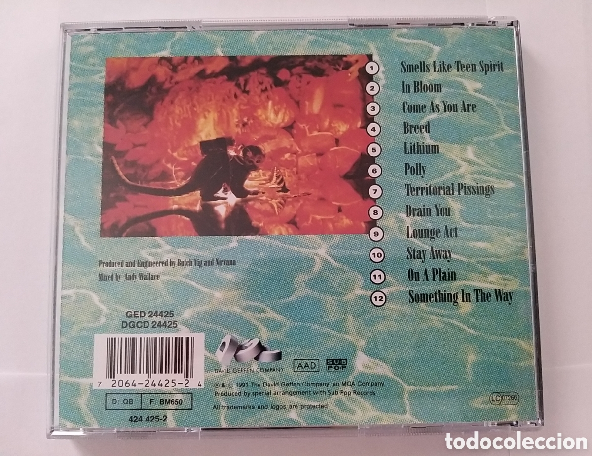 CDs de m&uacute;sica: NIRVANA - NEVERMIND - Foto 2