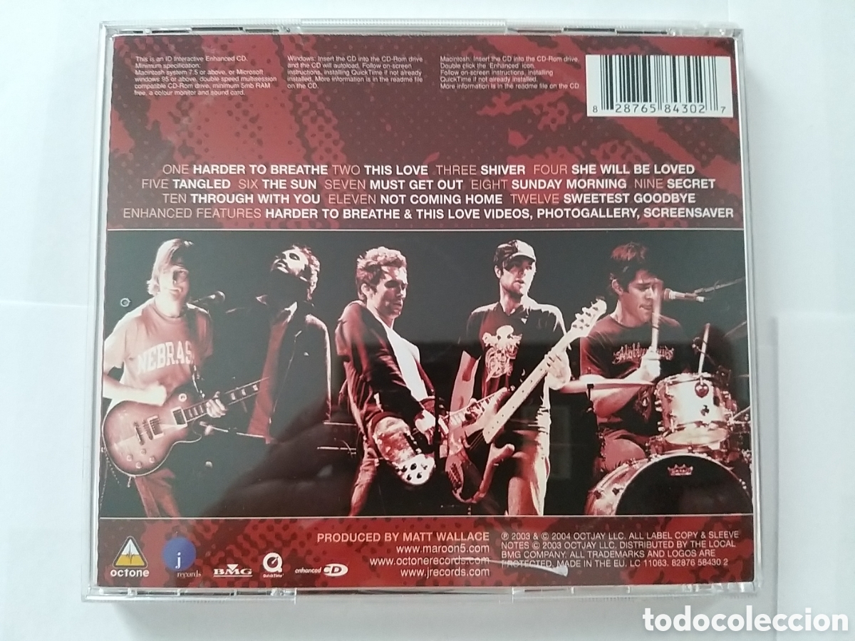 CDs de m&uacute;sica: MAROON 5 - SONGS ABOUT JANE - Foto 2