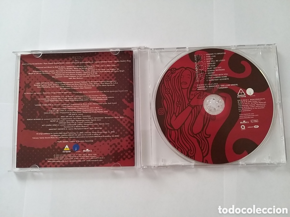CDs de m&uacute;sica: MAROON 5 - SONGS ABOUT JANE - Foto 3