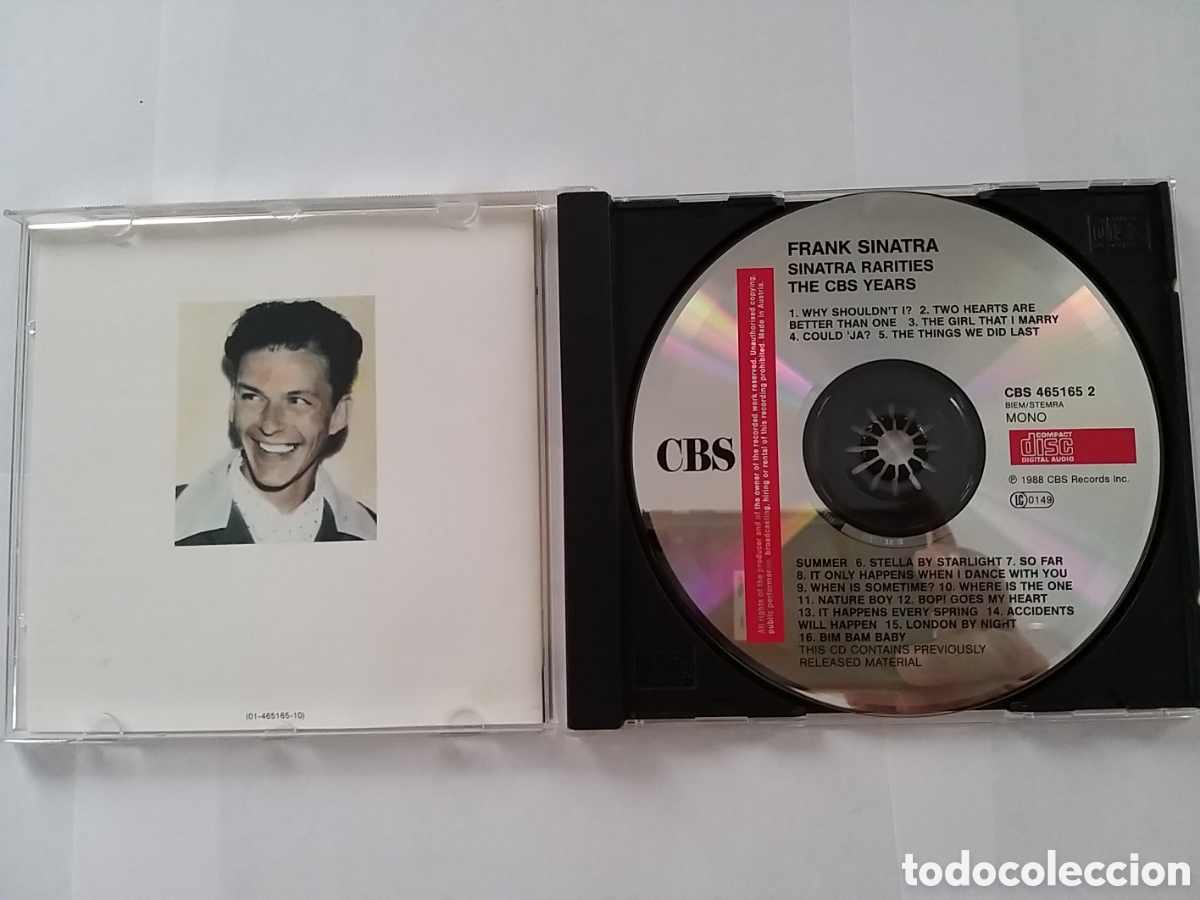 CDs de m&uacute;sica: FRANK SINATRA - RARITIES - THE CBS YEARS - Foto 3