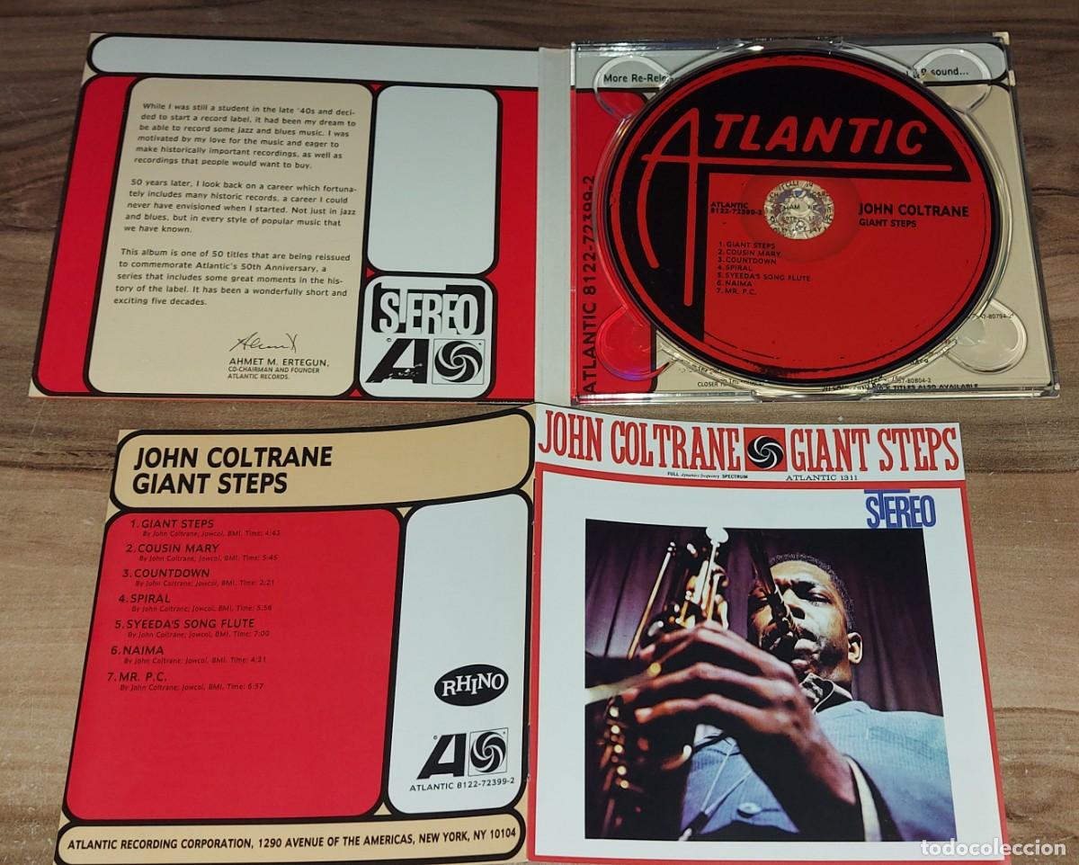 CDs de m&uacute;sica: CD JOHN COLTRANE GIANT STEPS ATLANTIC A&Ntilde;O 1998 - Foto 3