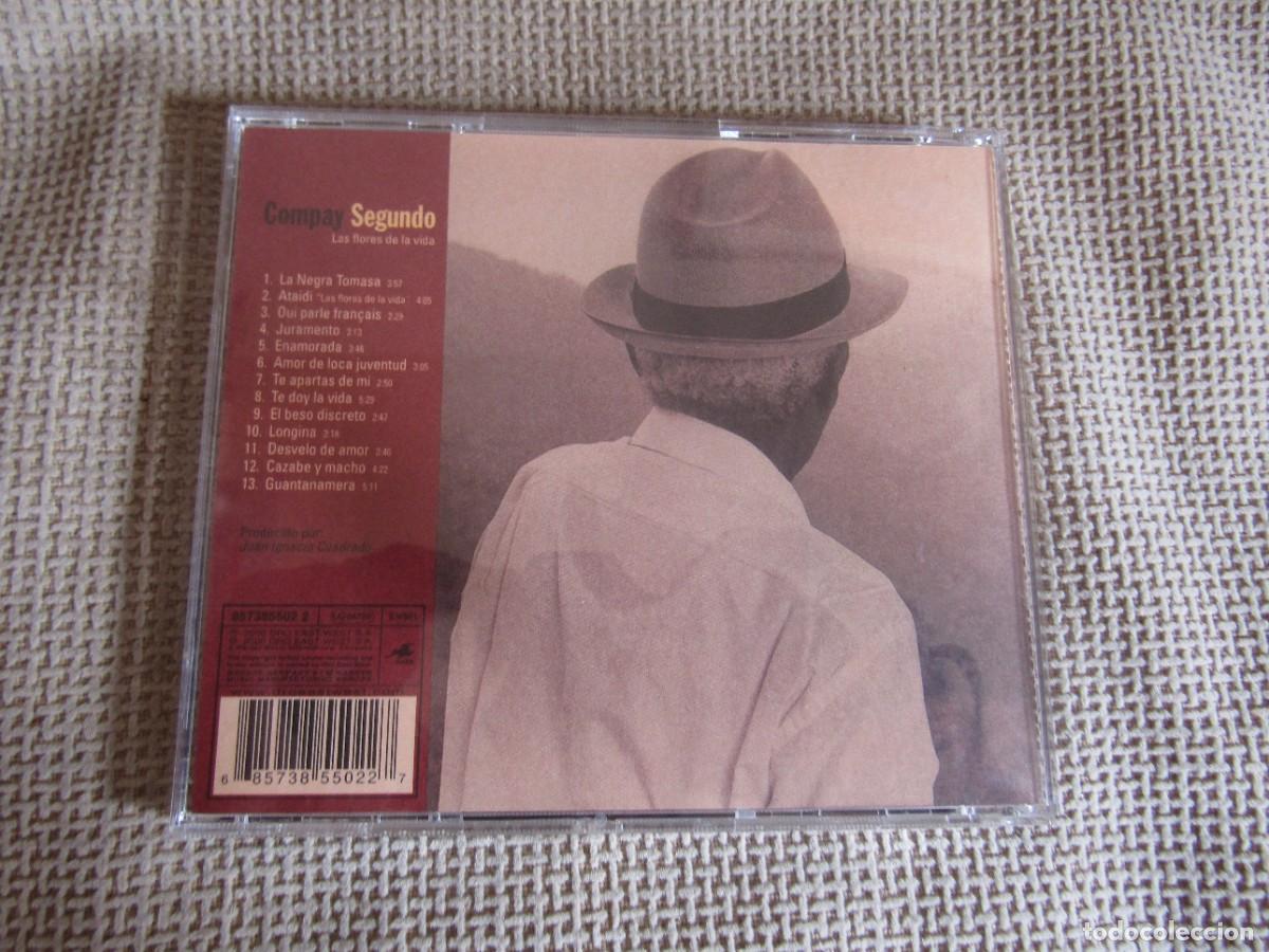 CDs de m&uacute;sica: Compay Segundo - Las Flores de la Vida - CD 2000 - Foto 2