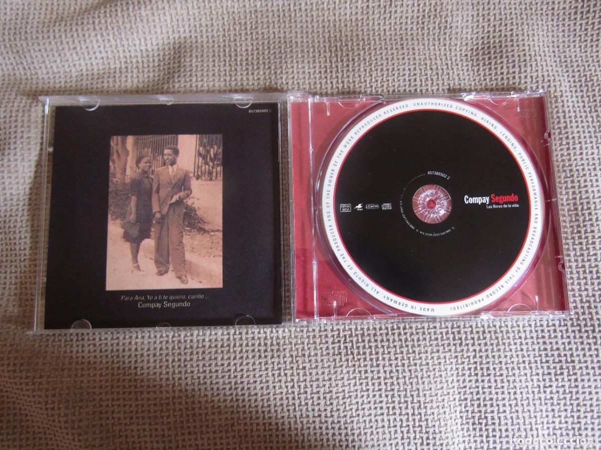 CDs de m&uacute;sica: Compay Segundo - Las Flores de la Vida - CD 2000 - Foto 3