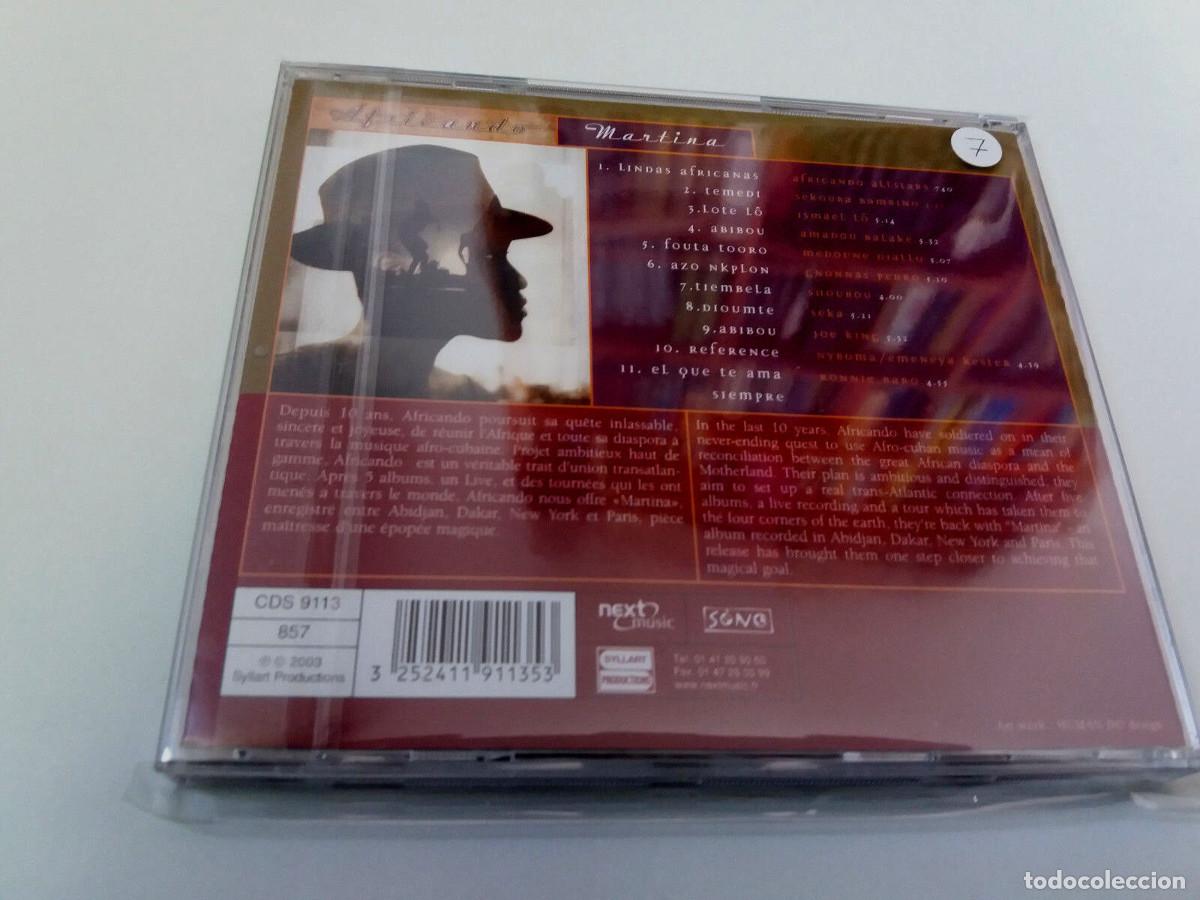 CDs de m&uacute;sica: AFRICANDO &rdquo;MARTINA&rdquo; CD 11 TRACKS COMO NUEVO - Foto 2