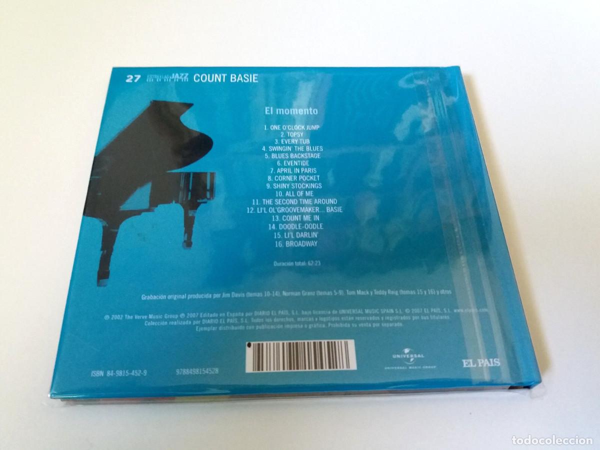 CDs de m&uacute;sica: COUNT BASIE &rdquo;EL MOMENTO&rdquo; CD + LIBRO BOOK 16 TRACKS COMO NUEVO - Foto 2