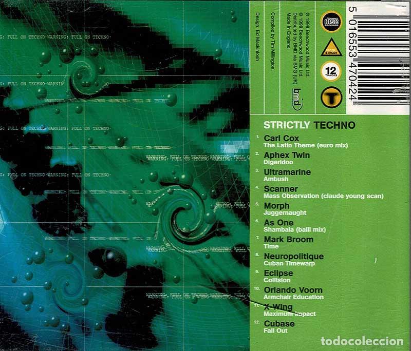 CDs de m&uacute;sica: Strictly Techno. CD - Foto 2