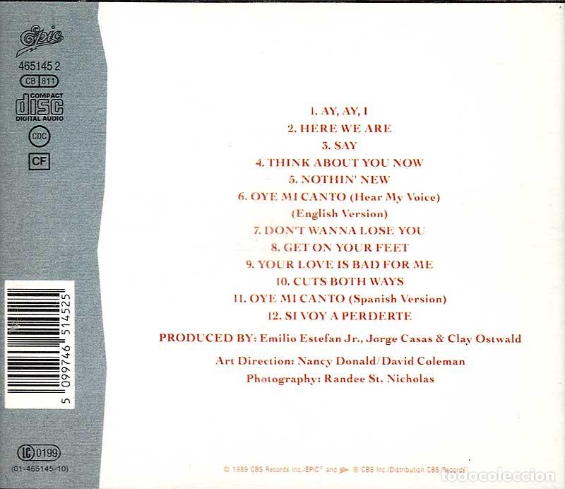 CDs de m&uacute;sica: Gloria Estefan - Cuts Both Ways. CD - Foto 2