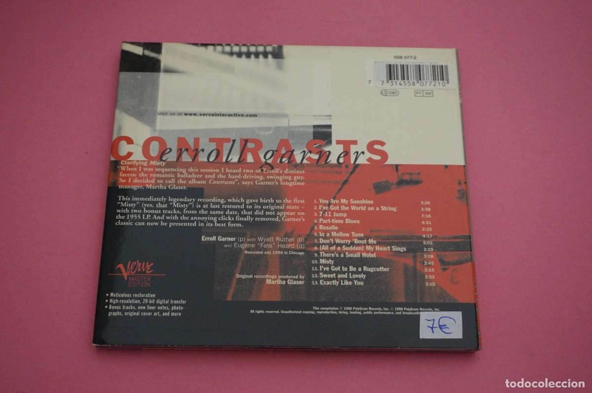CDs de m&uacute;sica: CD/ ERROL GARNER - CONTRASTS - Foto 5