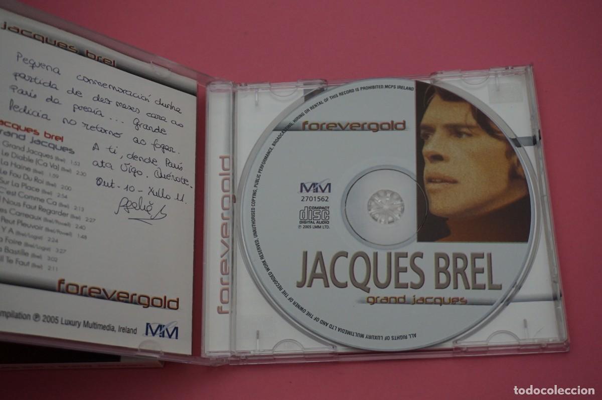 CDs de m&uacute;sica: CD/ JACQUES BRELL - GRAND JACQUES - FOREVERGOLD - Foto 3