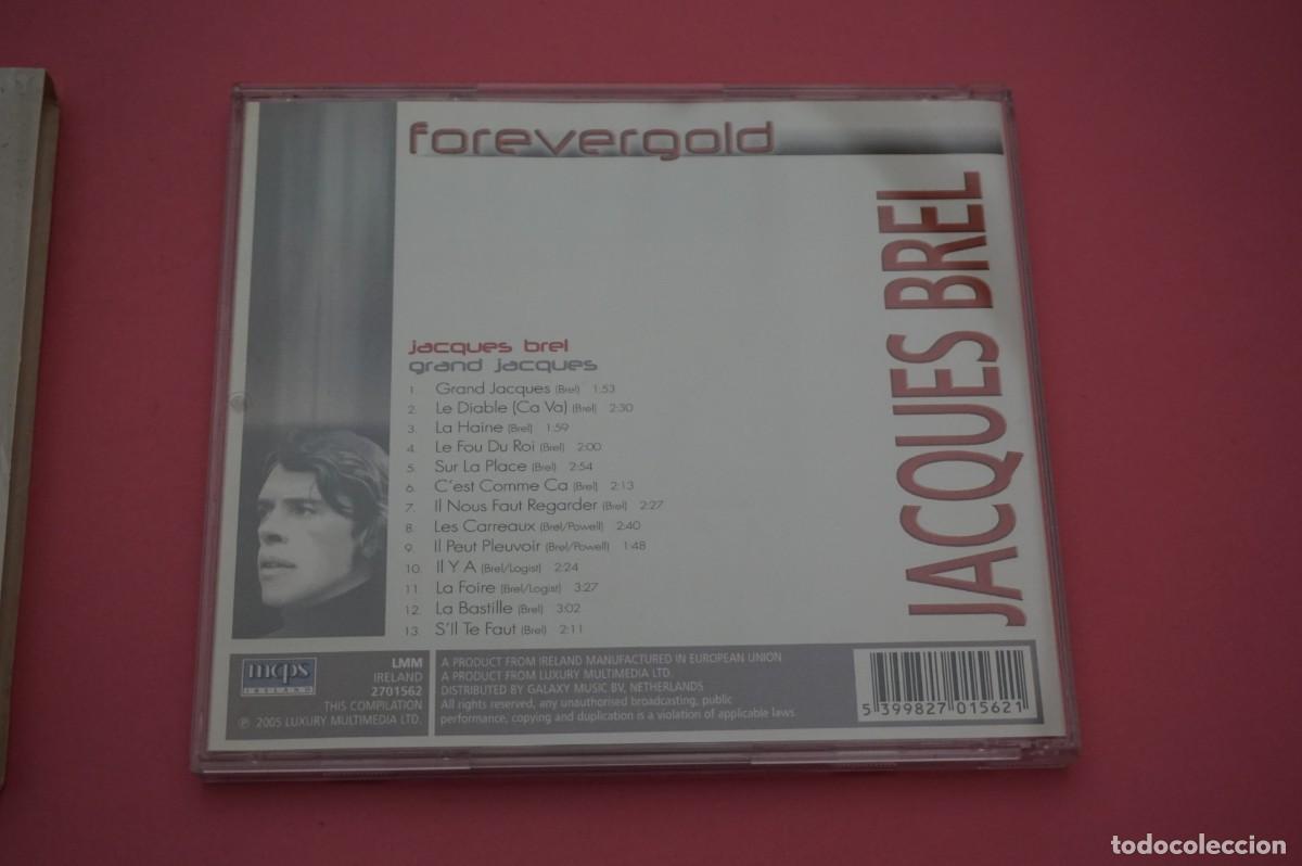 CDs de m&uacute;sica: CD/ JACQUES BRELL - GRAND JACQUES - FOREVERGOLD - Foto 4
