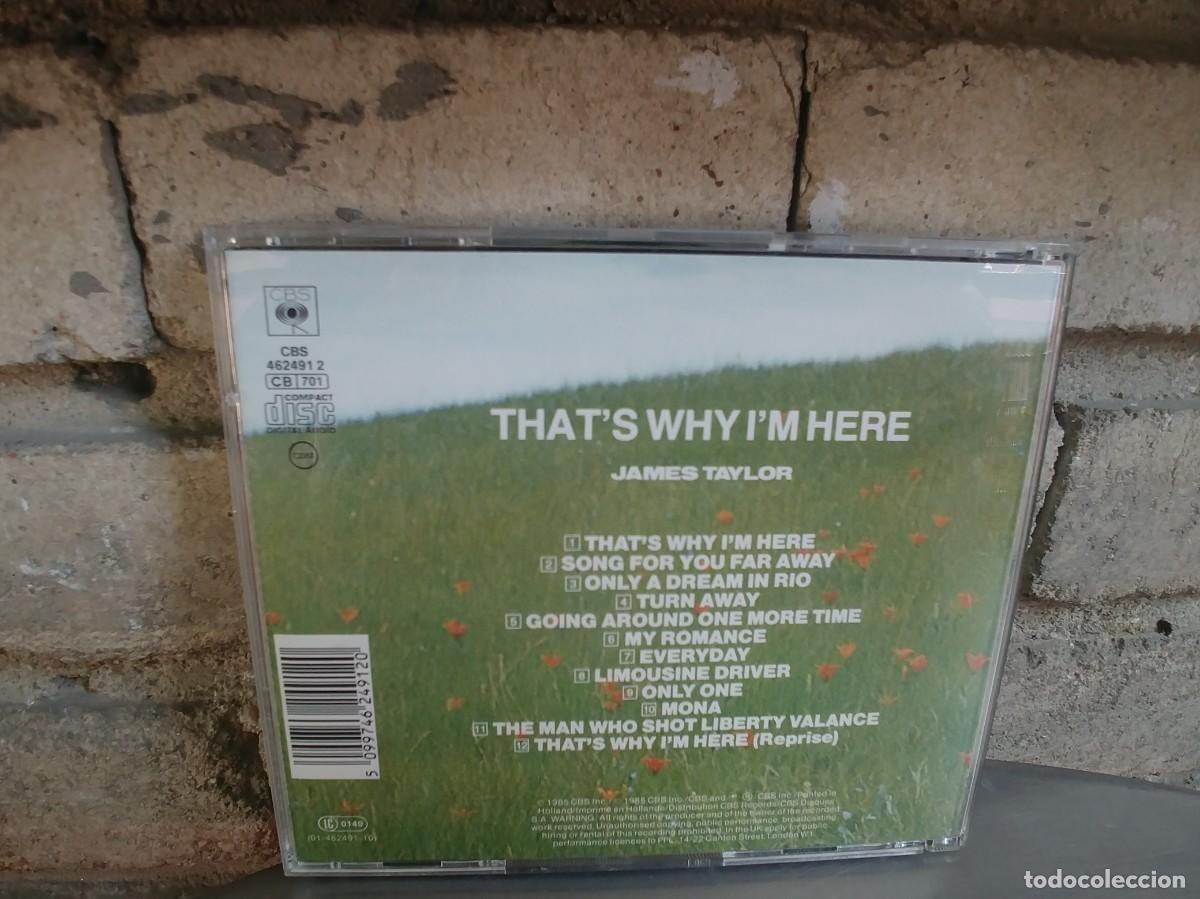 CDs de m&uacute;sica: JAMES TAYLOR-CD Thats Why Im Here - Foto 3