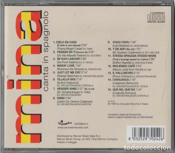 CDs de m&uacute;sica: Mina - Canta in spagnolo - Foto 2