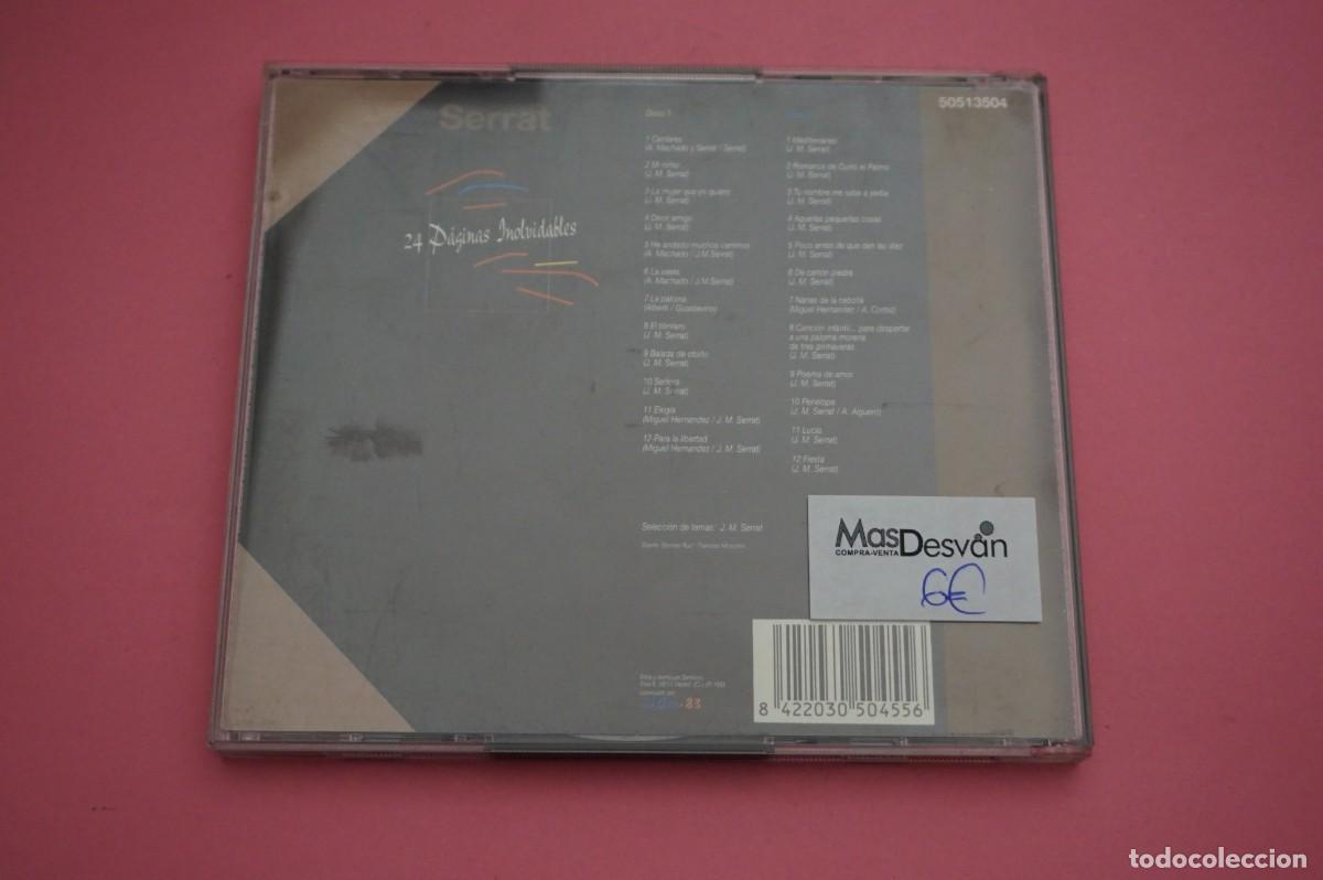 CDs de m&uacute;sica: CD/ DOBLE CD - 24 PAGINAS INOLVIDABLES - Foto 4