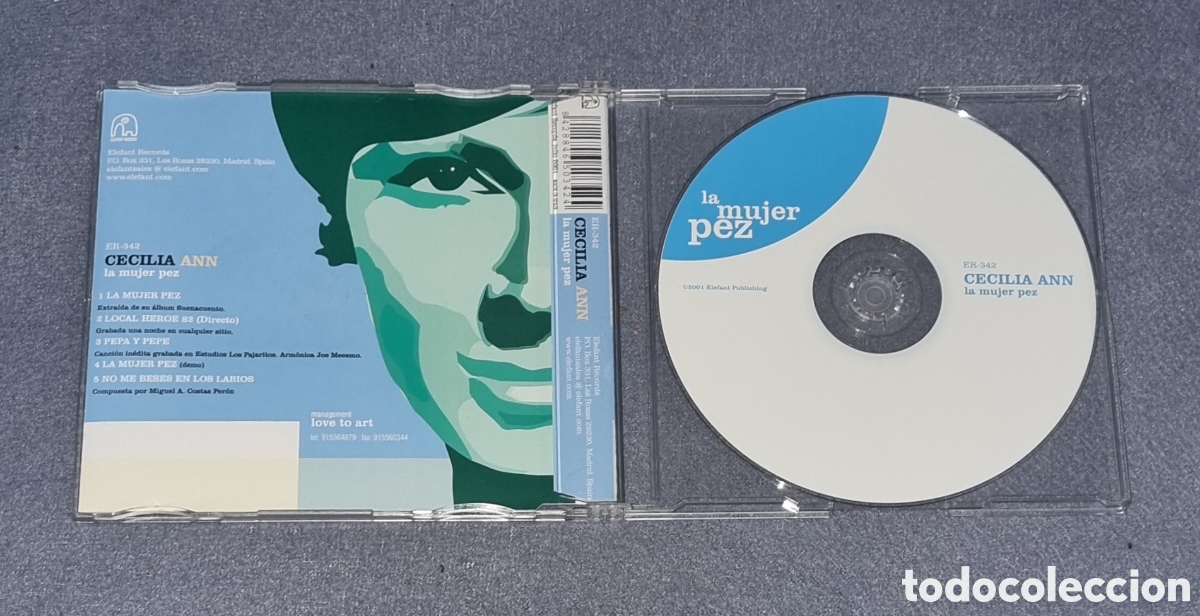 CDs de m&uacute;sica: CECILIA ANN / CD EP 2001 / LA MUJER PEZ - Foto 2