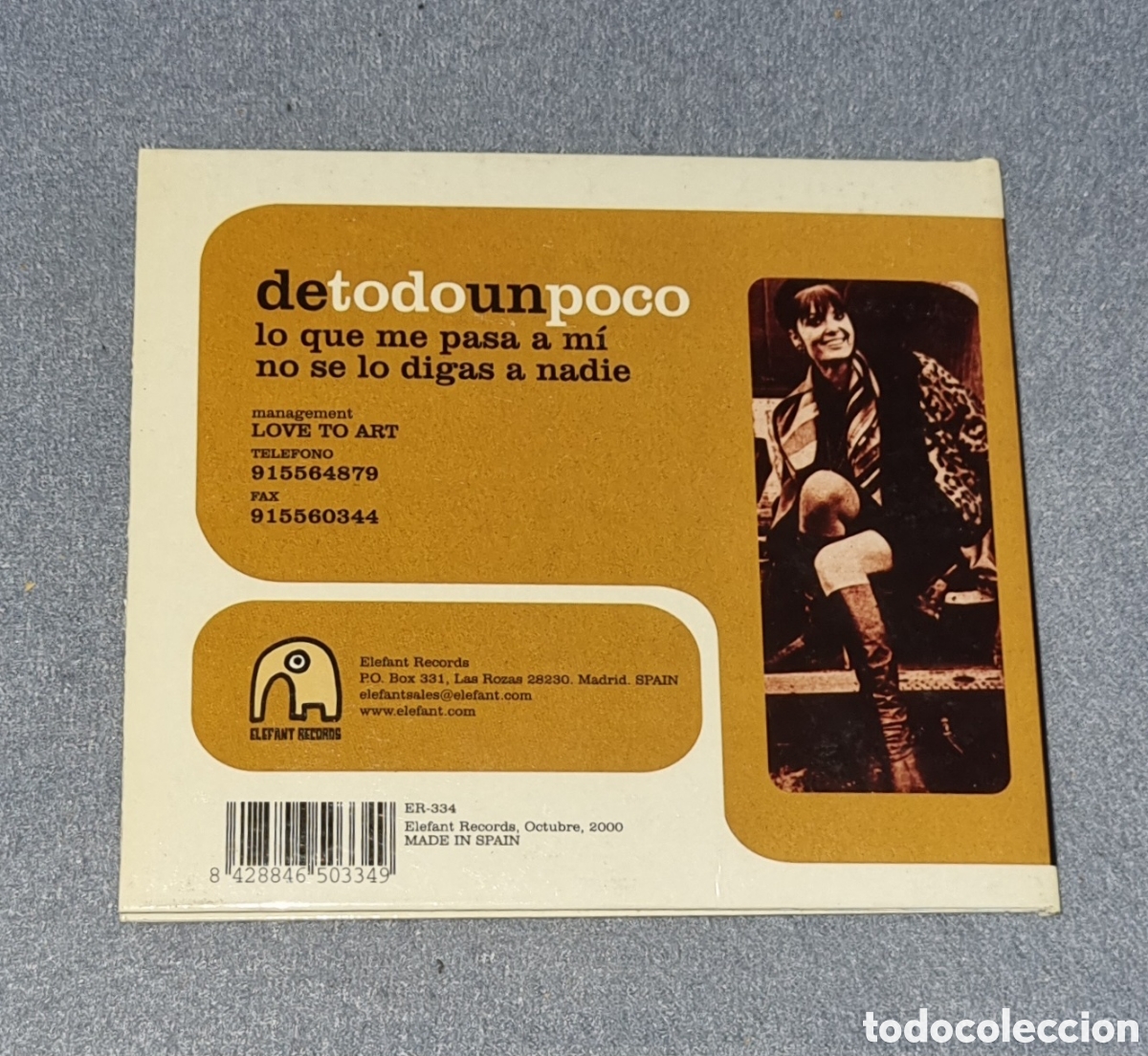 CDs de m&uacute;sica: CECILIA ANN / CD 2000 EP / DE TODO UN POCO - Foto 3