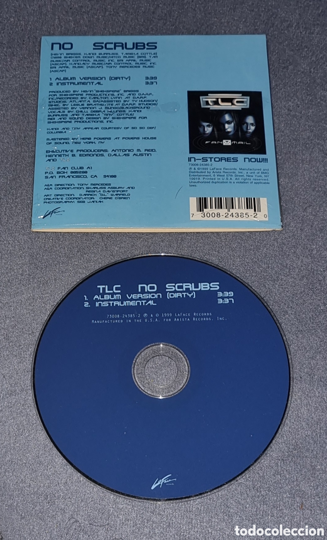 CDs de m&uacute;sica: TLC / CD SINGLE / NO SCRUBS - Foto 2