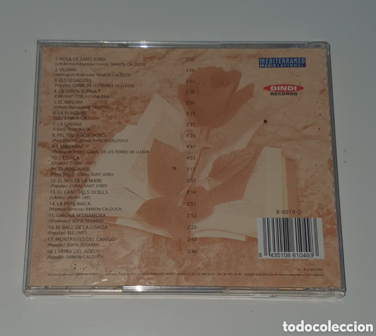 CDs de m&uacute;sica: RECOPILATORIO / CD / TESTIMO - CAN&Ccedil;ONS TRADICIONALS CATALANES - Foto 3