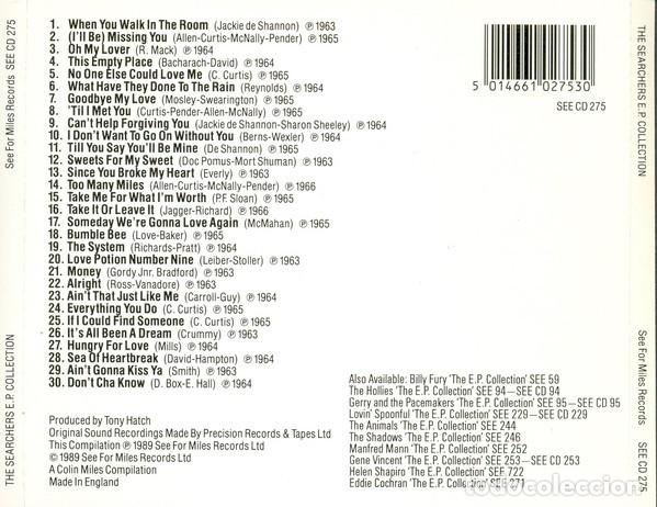 CDs de m&uacute;sica: THE SEARCHERS &middot;&middot;&middot; EP Collection (CD) - Foto 2