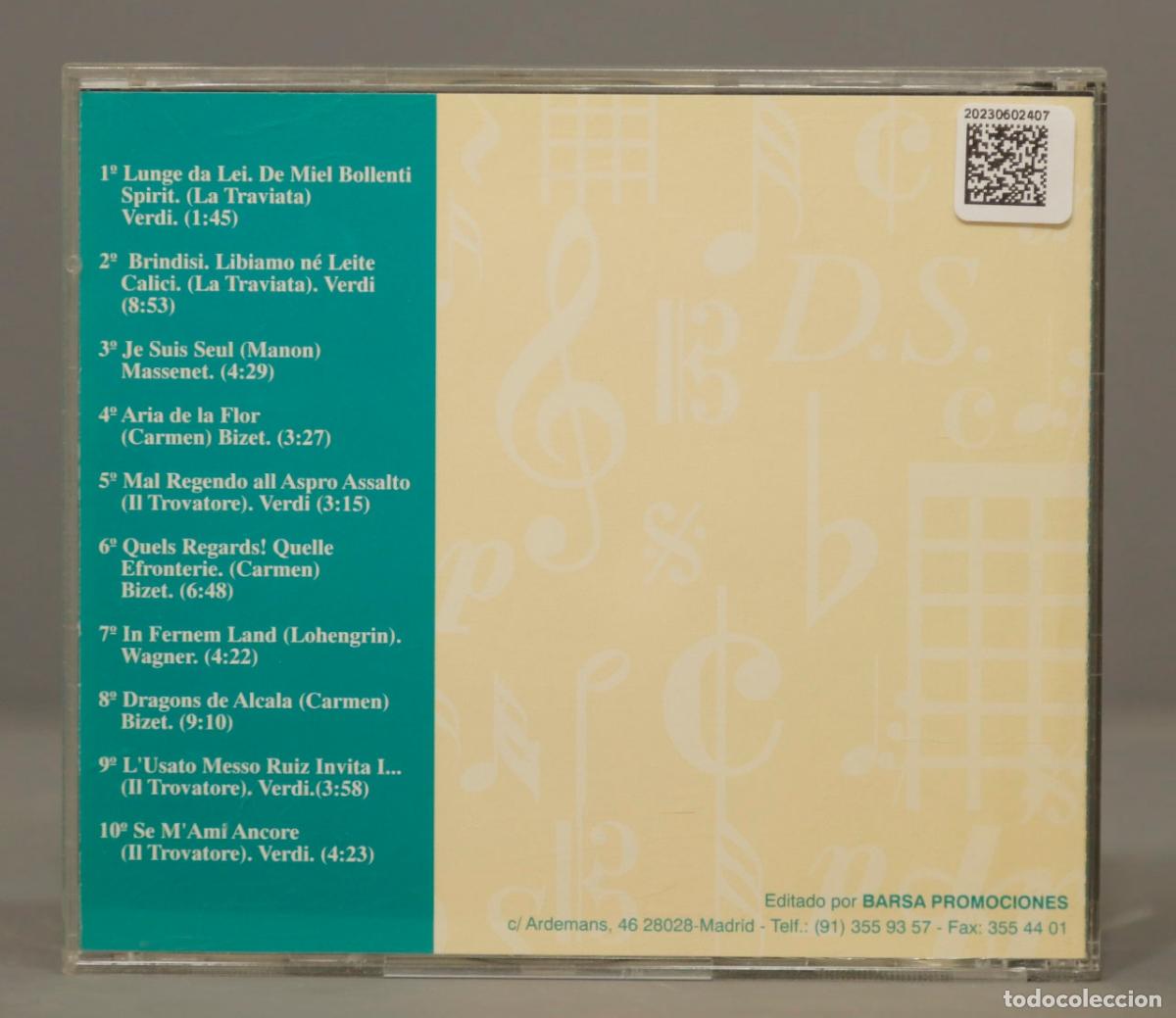 CDs de m&uacute;sica: CD. GRANDES INTERPRETES DE LA OPERA. PLACIDO DOMINGO - Foto 2