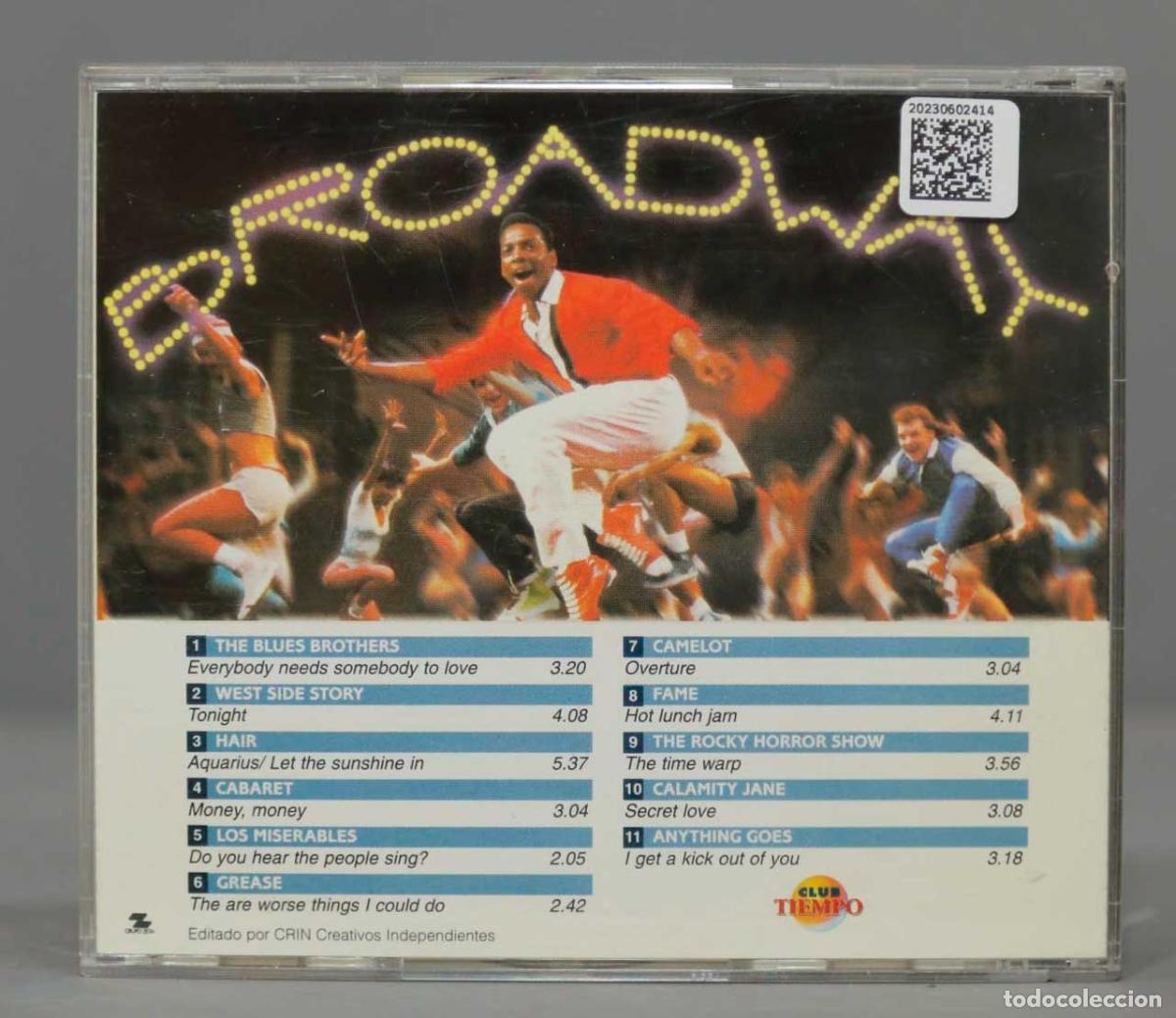 CDs de m&uacute;sica: CD. LA MEJOR MUSICA DE BROADWAY 6 - Foto 2