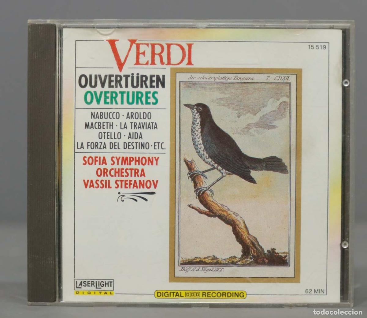 CDs de m&uacute;sica: CD. VERDI OVERTURES. STEFANOV. SOFIA SYMPHONY ORCHESTRA - Foto 1