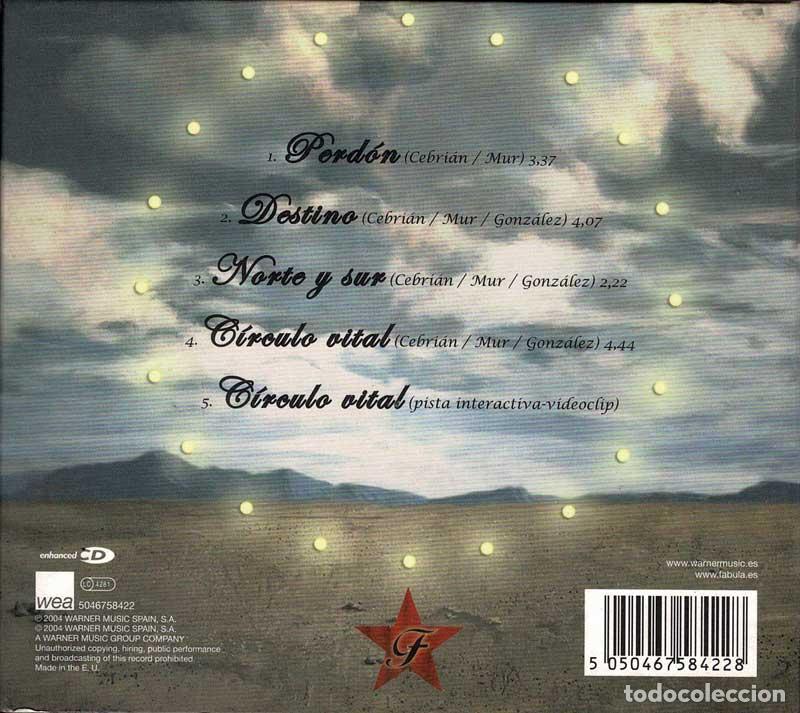 CDs de m&uacute;sica: F&aacute;bula - Perd&oacute;n. CD EP - Foto 2