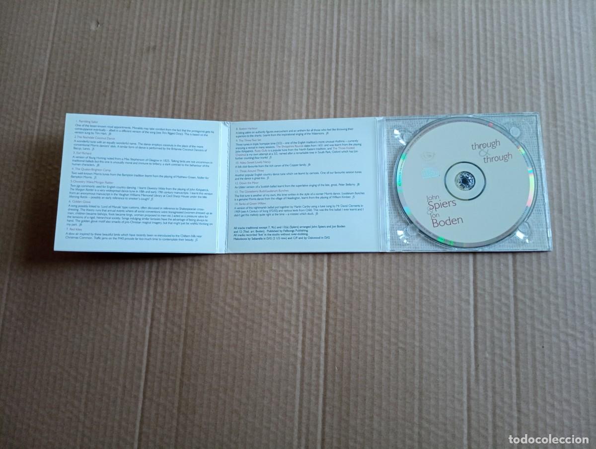 CDs de m&uacute;sica: JON SPIERS & JON BODEN - THROUGH & THROUGH CD DIGIPACK 2001 FOLK - Foto 3