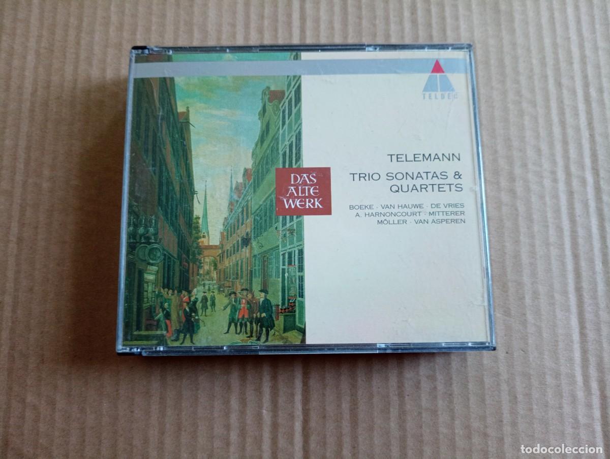 Music CDs: TELEMANN TRIO SONATAS & QUARTETS BOX 3 CD&acute;S 1995