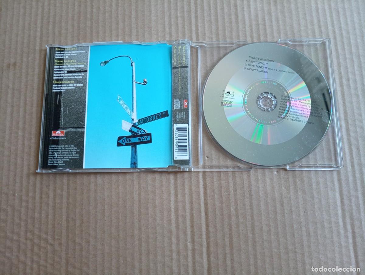 CDs de m&uacute;sica: EAGLE EYE CHERRY - SAVE TONIGHT CD SINGLE 1997 3 TEMAS - Foto 2