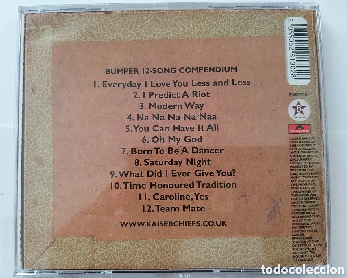 CDs de m&uacute;sica: KAISER CHIEFS - EMPLOYMENT - SPECIAL EDITION CD - Foto 3