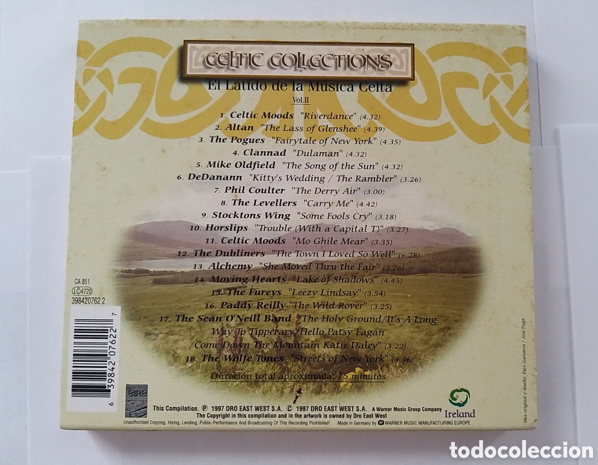 CDs de m&uacute;sica: CELTIC COLLECTIONS - EL LATIDO DE LA MUSICA CELTA - Foto 2